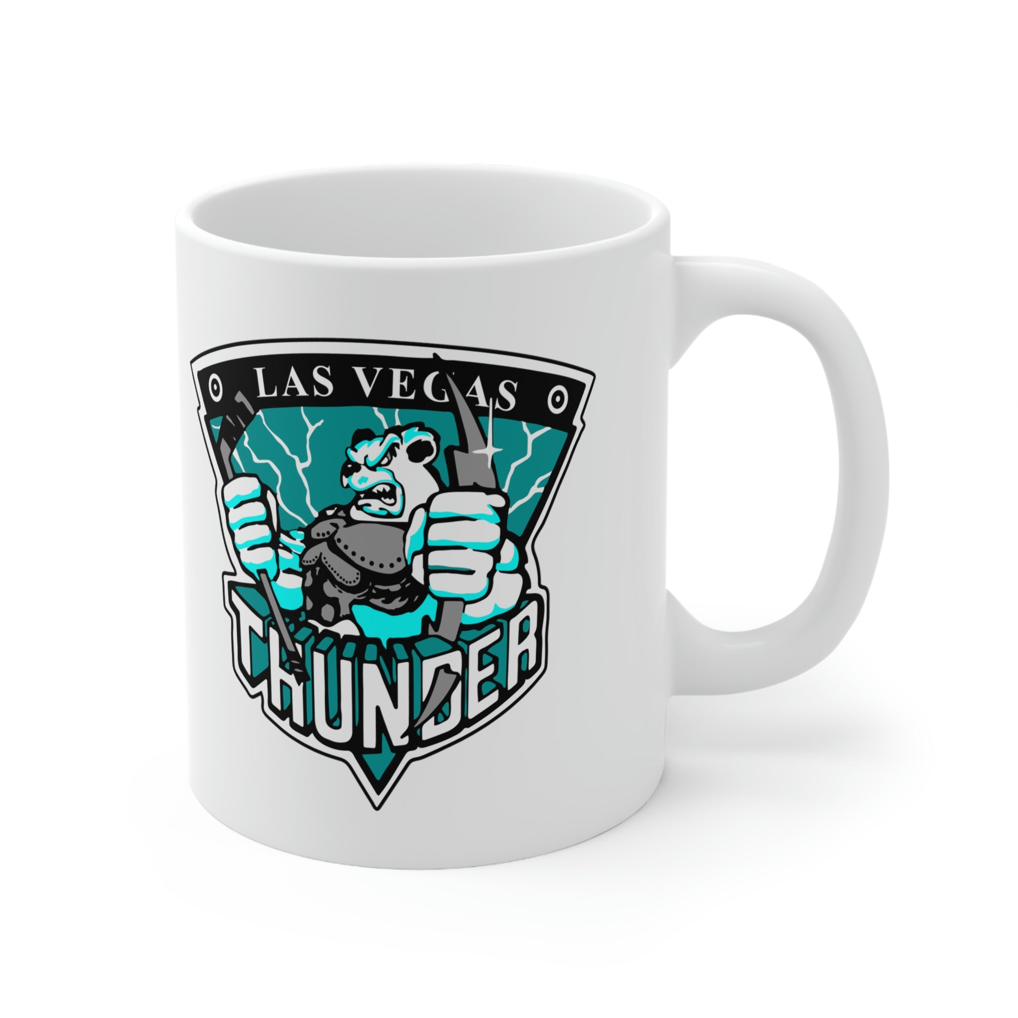 Las Vegas Thunder™ Boom Boom the Bear Mug 11oz