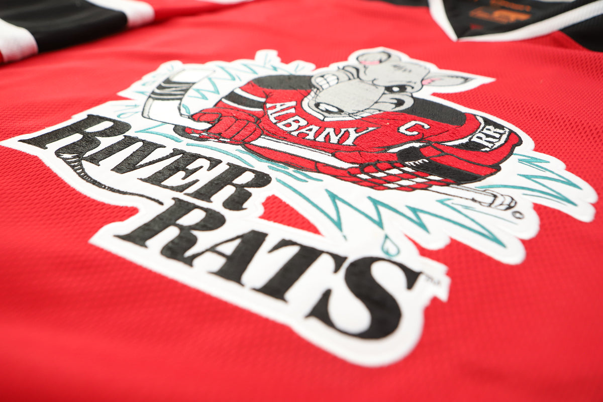 Albany River Rats® 1990s Red Jersey (CUSTOM PREORDER) Vintage Ice