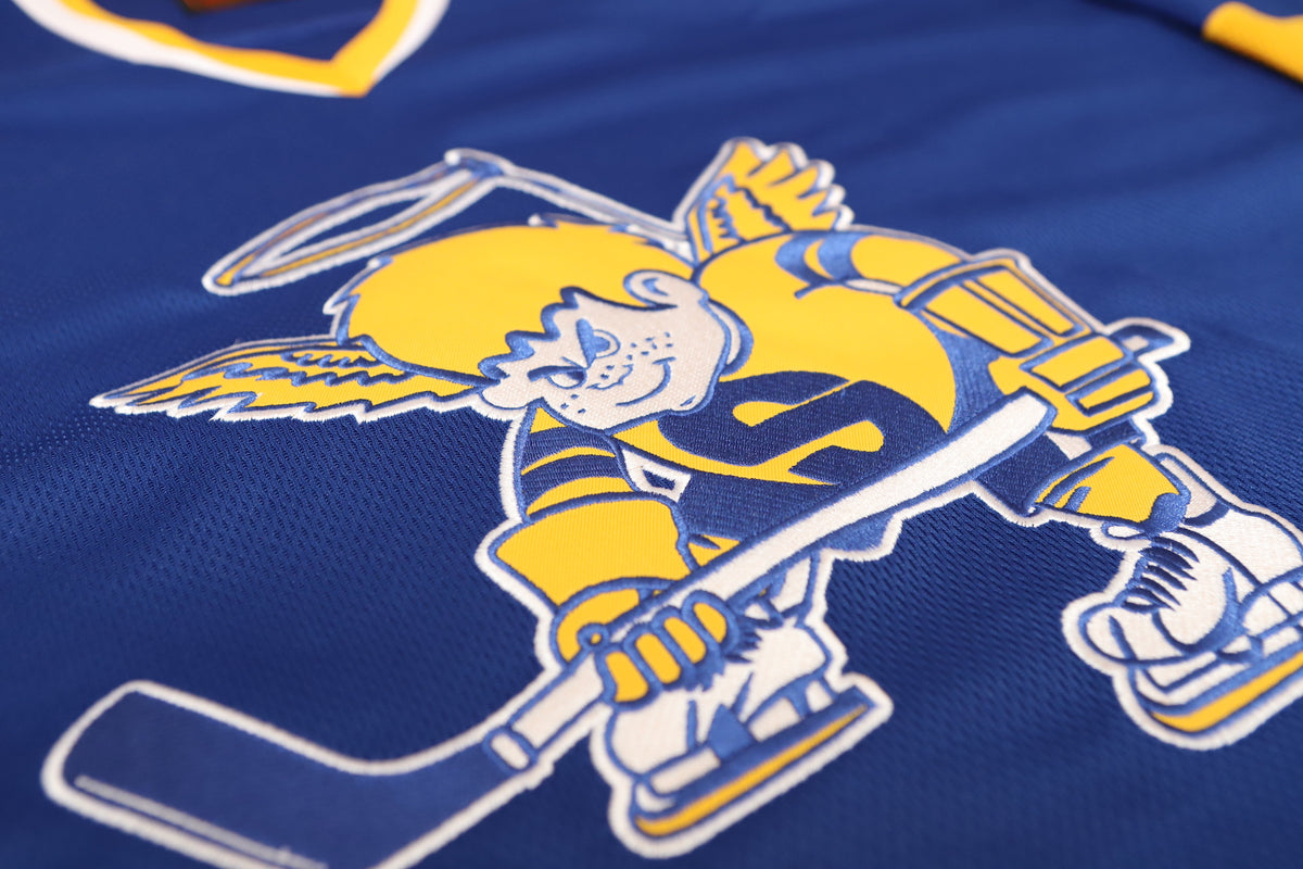 Buy Now! Minnesota Fighting Saints (WHA) 3/4 Sleeve Raglan Hockey Shirt -  Free Shipping in the USA!