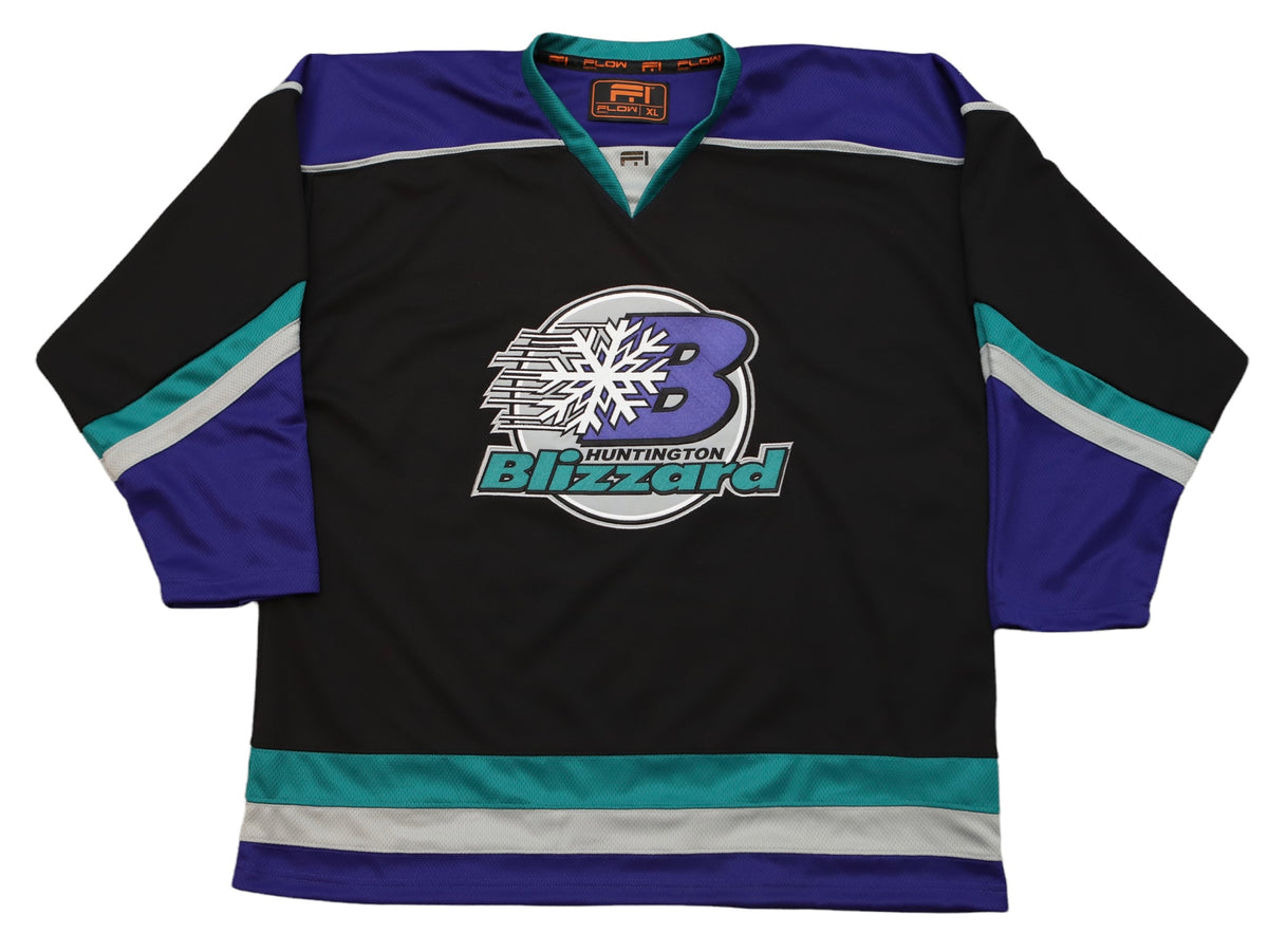 Huntington Blizzard™ Black Jersey (BLANK) – Vintage Ice Hockey