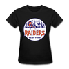 New York Raiders Logo Women's T-Shirt (WHA) - black