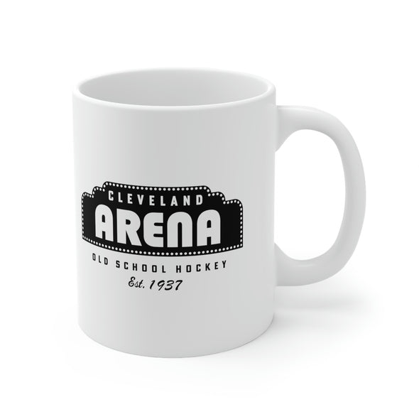 Cleveland Arena Old School Hockey Mug 11 oz