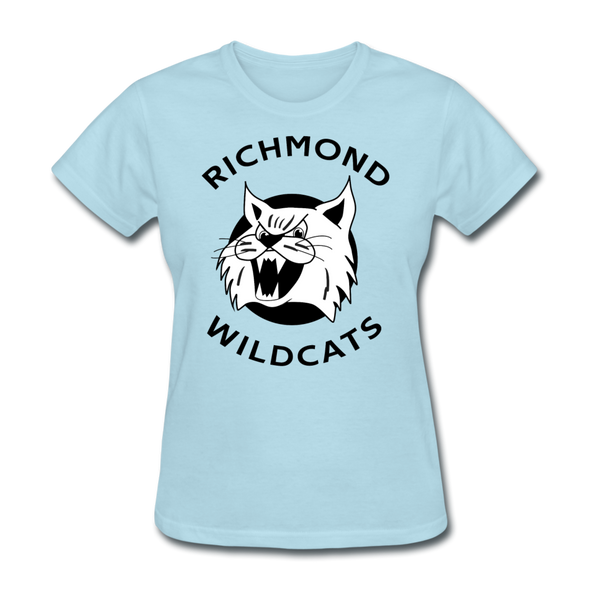 Richmond Wildcats Logo Women's T-Shirt (SHL) - powder blue