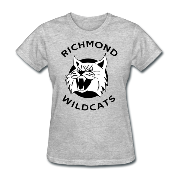 Richmond Wildcats Logo Women's T-Shirt (SHL) - heather gray