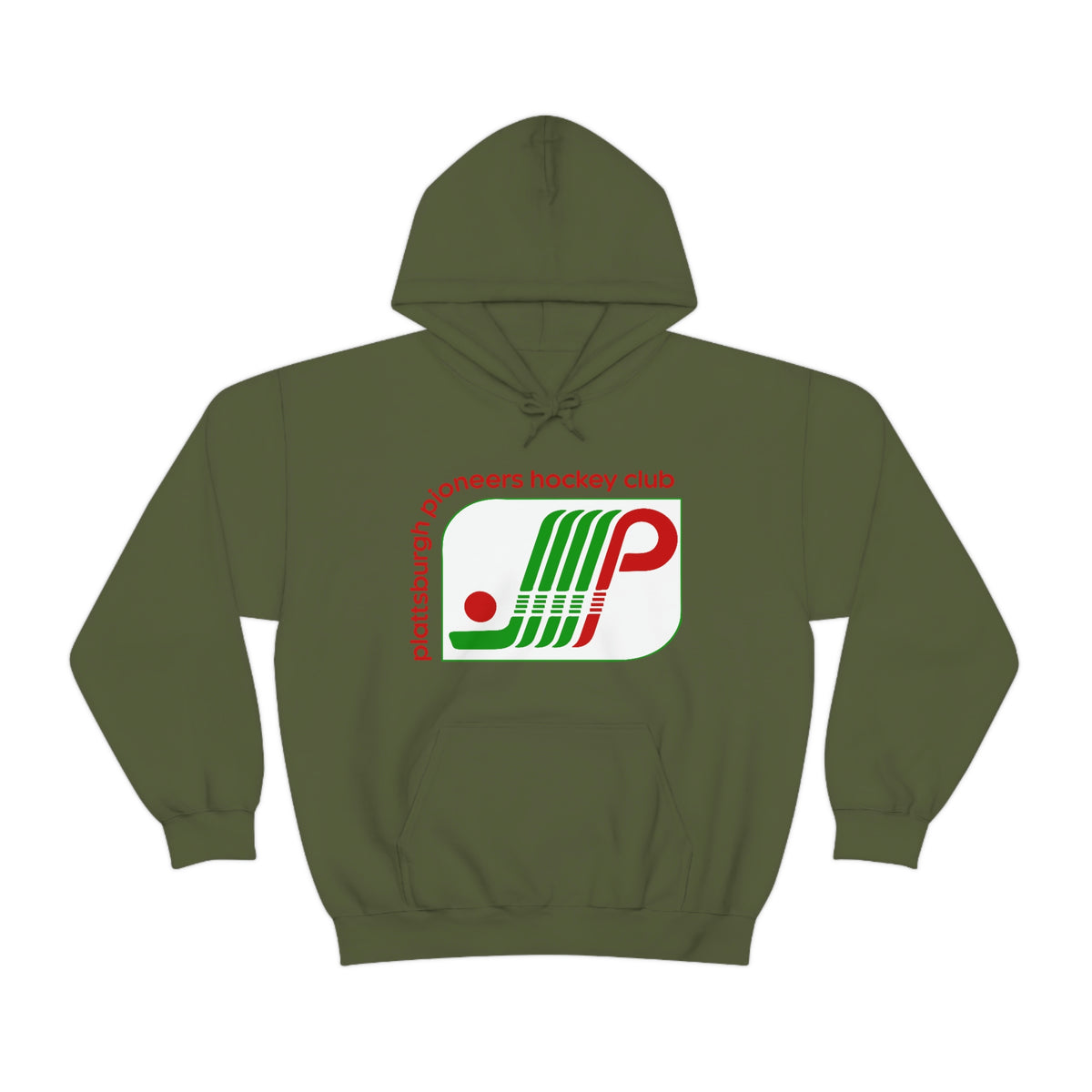 Plattsburgh Pioneers Hoodie Vintage Ice Hockey