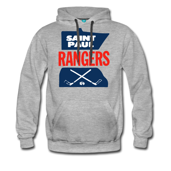 Saint Paul Rangers Logo Hoodie (CHL) - heather gray