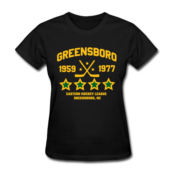 Greensboro Hockey Club Dated Women's T-Shirt (EHL & SHL) - black