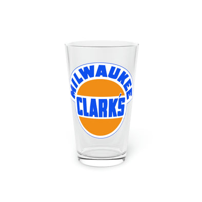 Milwaukee Clarks Pint Glass