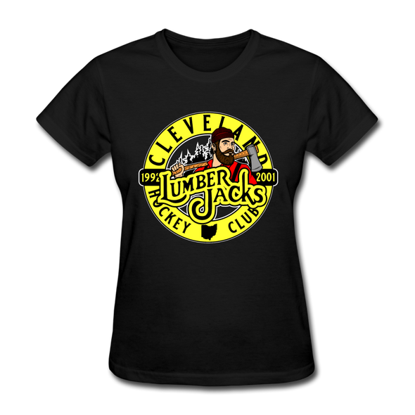 Cleveland Lumberjacks Women's T-Shirt - black