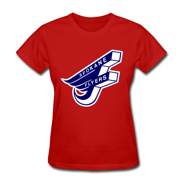 Spokane Flyers Women's T-Shirt - red