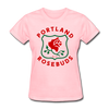 Portland Rosebuds Logo Women's T-Shirt - pink
