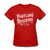 Portland Rosebuds Retro Women's T-Shirt - red