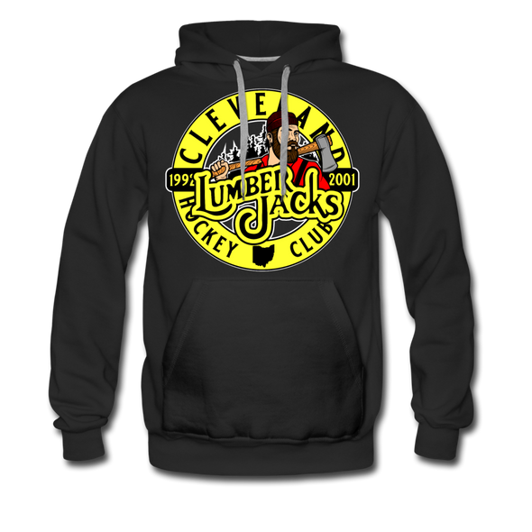 Cleveland Lumberjacks Circular Logo Hoodie (Premium) - black