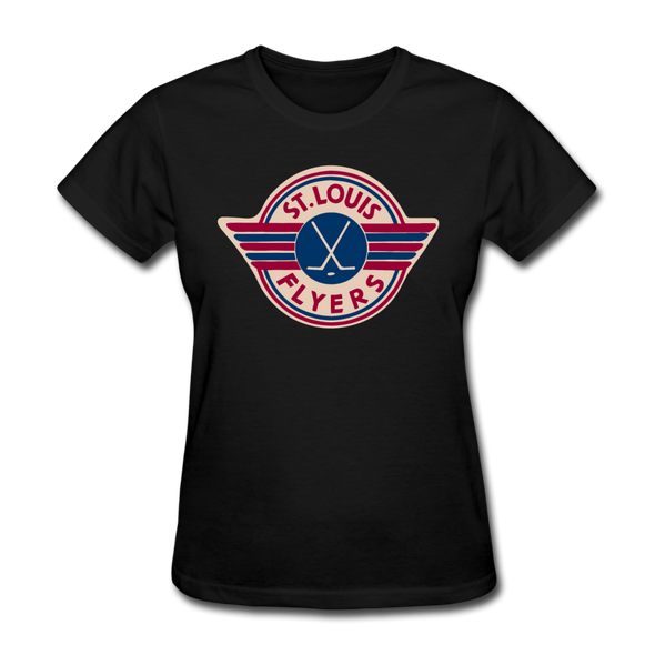 St. Louis Flyers Women's T-Shirt - black