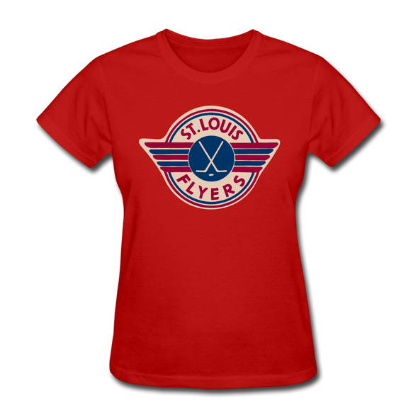 St. Louis Flyers Women's T-Shirt - red