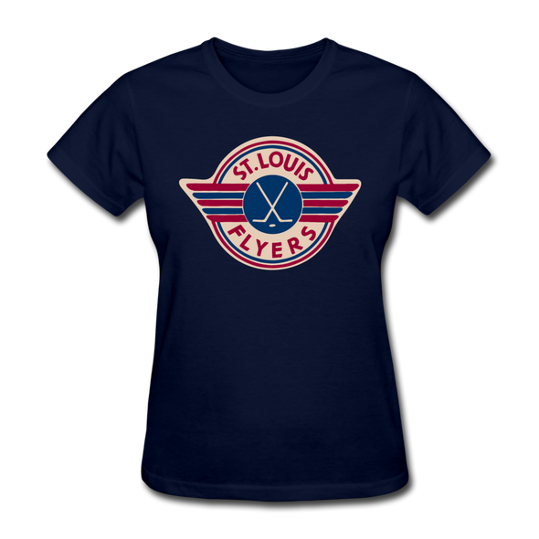 St. Louis Flyers Women's T-Shirt - navy