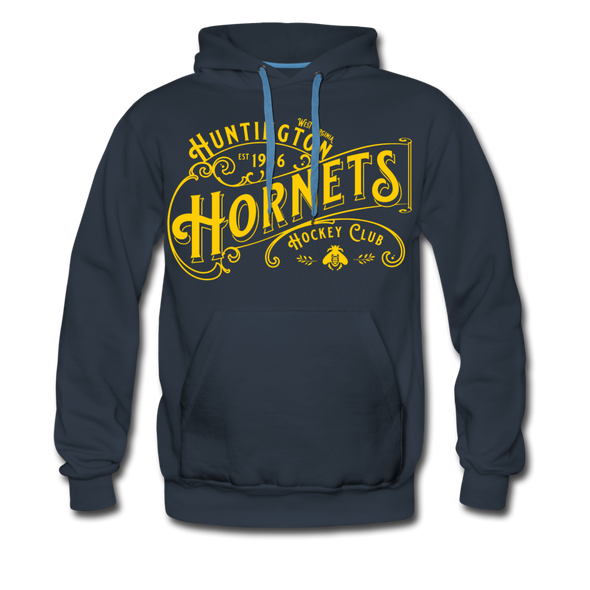 Huntington Hornets Hoodie (Premium) - navy