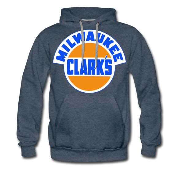 Milwaukee Clarks Hoodie (Premium) - heather denim