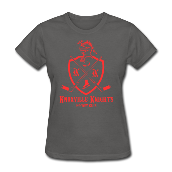 Knoxville Knights Coat of Arms Women's T-Shirt - charcoal