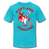 Portland Penguins T-Shirt ((Premium) - turquoise