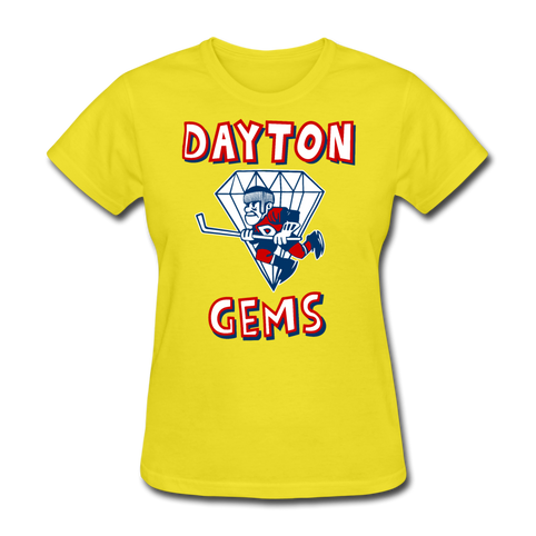 Dayton Gems Women's T-Shirt - yellow
