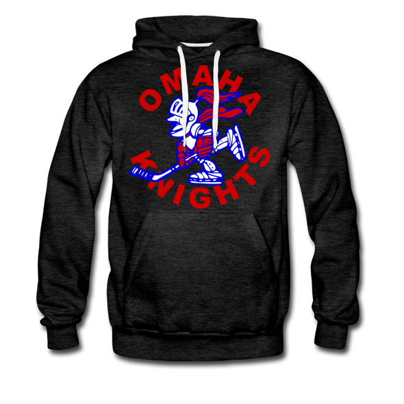 Omaha Knights Hoodie (Premium) - charcoal gray