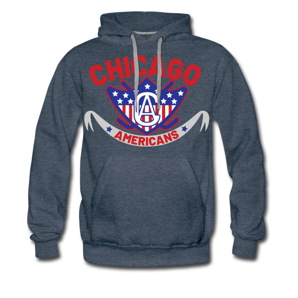 Chicago Americans Hoodie (Premium) - heather denim