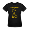 Columbus Golden Seals Women's T-Shirt - black