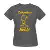 Columbus Golden Seals Women's T-Shirt - charcoal