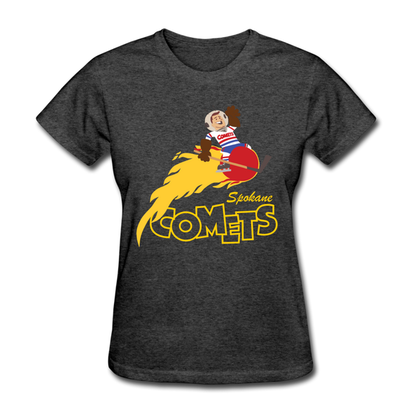 Spokane Comets Women's T-Shirt - heather black