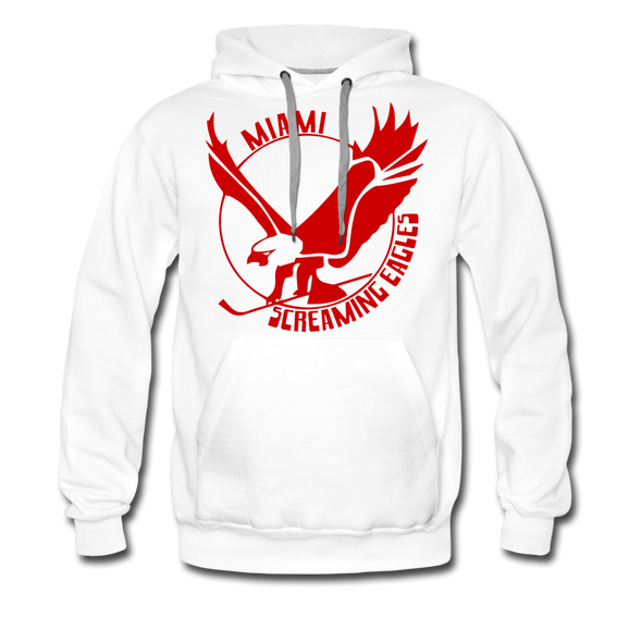 Miami Screaming Eagles Hoodie (Premium) - white
