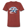 Dangerous Dan's T-Shirt (Tri-Blend Super Light) - heather cranberry