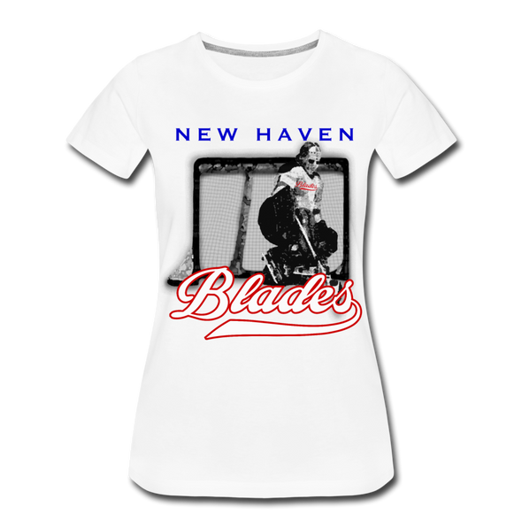 New Haven Blades Goalie Women’s T-Shirt - white
