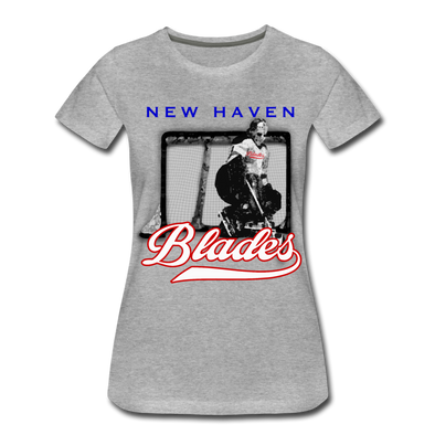 New Haven Blades Goalie Women’s T-Shirt - heather gray