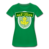 Des Moines Oak Leafs Shield Women’s T-Shirt - kelly green