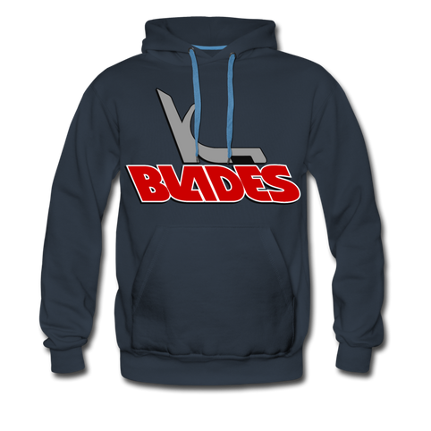 Kansas City Blades Hoodie (Premium) - navy