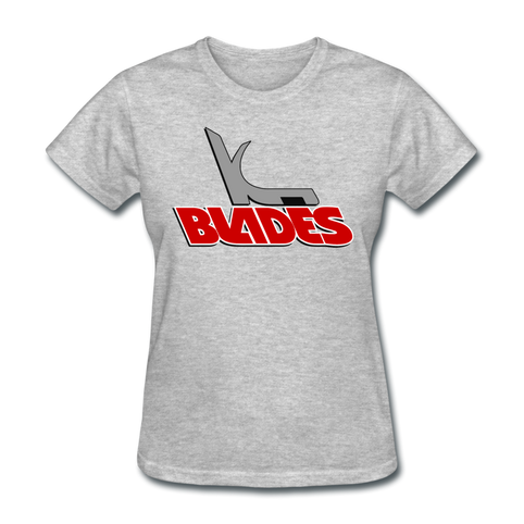Kansas City Blades Women's T-Shirt - heather gray
