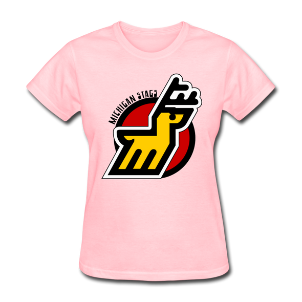 Michigan Stags Women's T-Shirt - pink