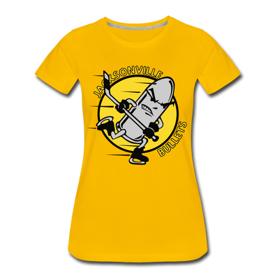 Jacksonville Bullets Women's T-Shirt - sun yellow