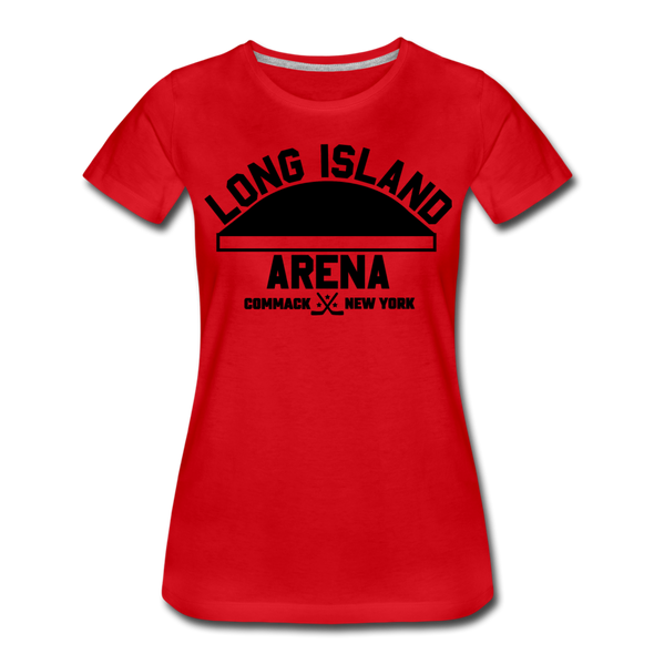 Long Island Arena Women's T-Shirt - red