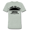 Long Island Arena T-Shirt (Tri-Blend Super Light) - heather gray