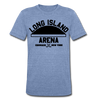 Long Island Arena T-Shirt (Tri-Blend Super Light) - heather Blue
