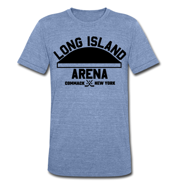 Long Island Arena T-Shirt (Tri-Blend Super Light) - heather Blue