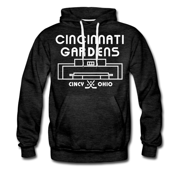 Cincinnati Gardens Hoodie (Premium) - charcoal gray