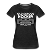 Cincinnati Gardens Old School Hockey Women’s T-Shirt - charcoal gray