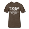 Cincinnati Gardens Old School Hockey T-Shirt (Premium Tall 60/40) - heather espresso