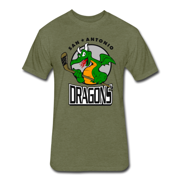 San Antonio Dragons T-Shirt (Premium Tall 60/40) - heather military green