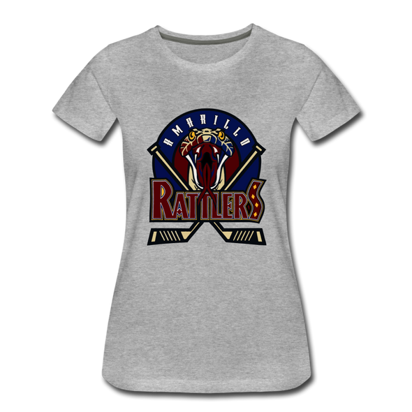 Amarillo Rattlers Women's T-Shirt - heather gray