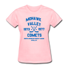 Mohawk Valley Comets Dated Women's T-Shirt - pink