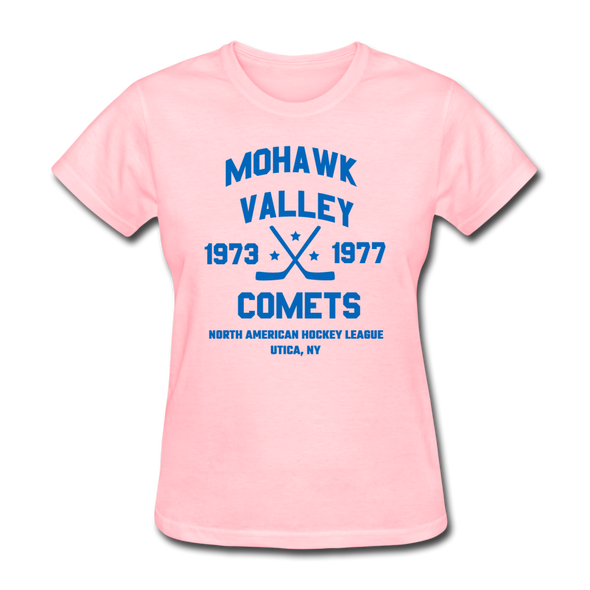Mohawk Valley Comets Dated Women's T-Shirt - pink